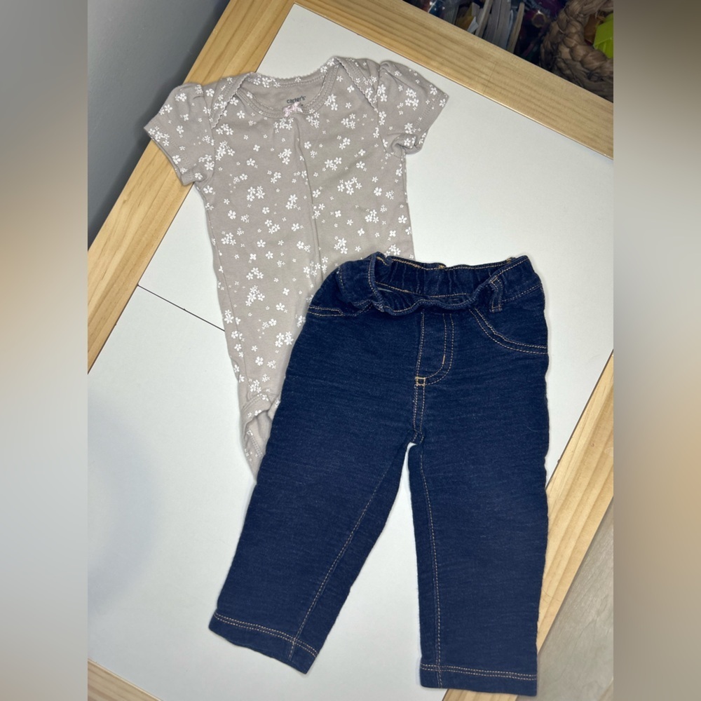 Carter's Onesie and Pant Outfits